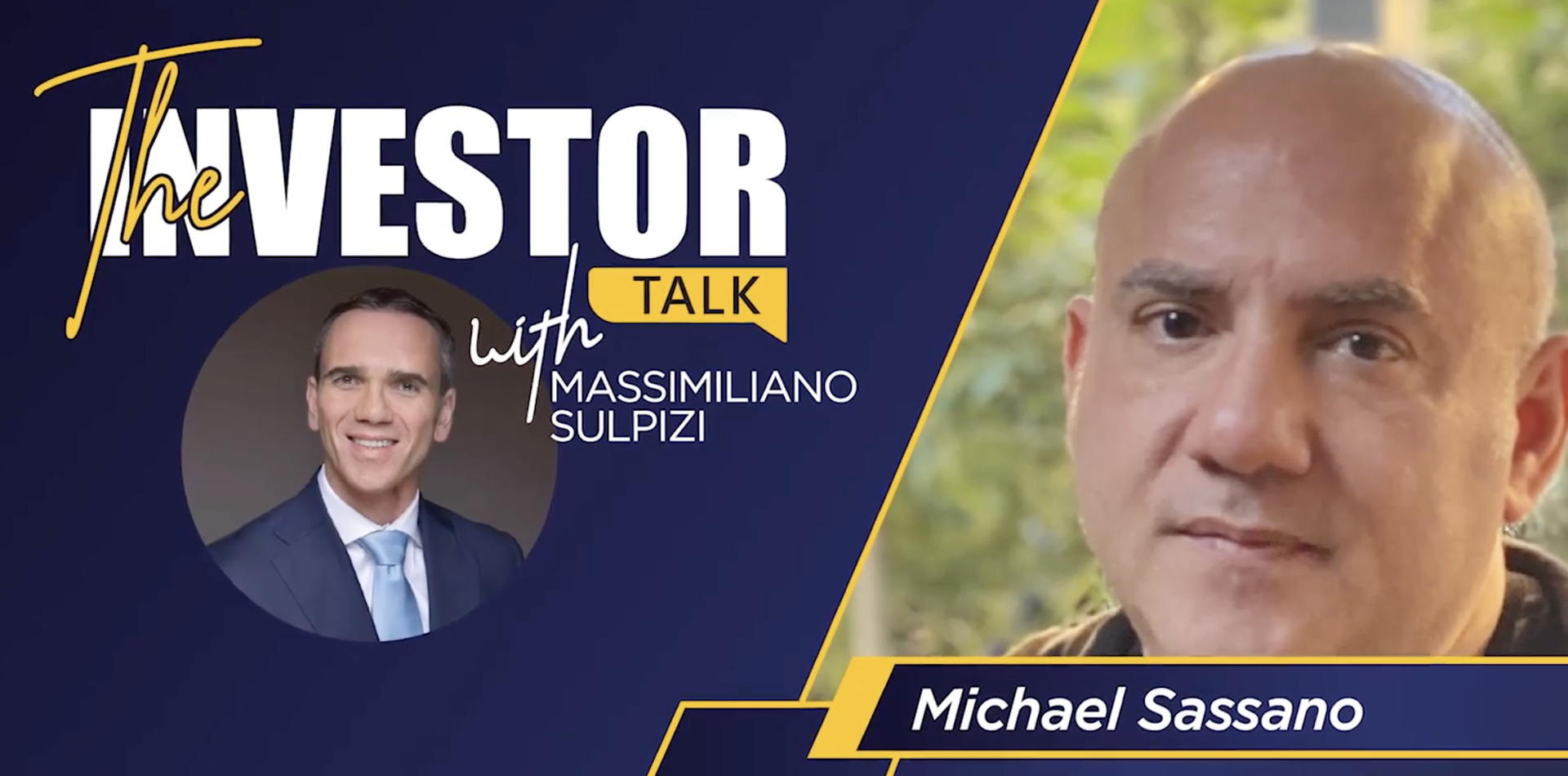 The Investor Talk – with Michael Sassano, CEO and Chairman for SOMAÍ Pharmaceuticals