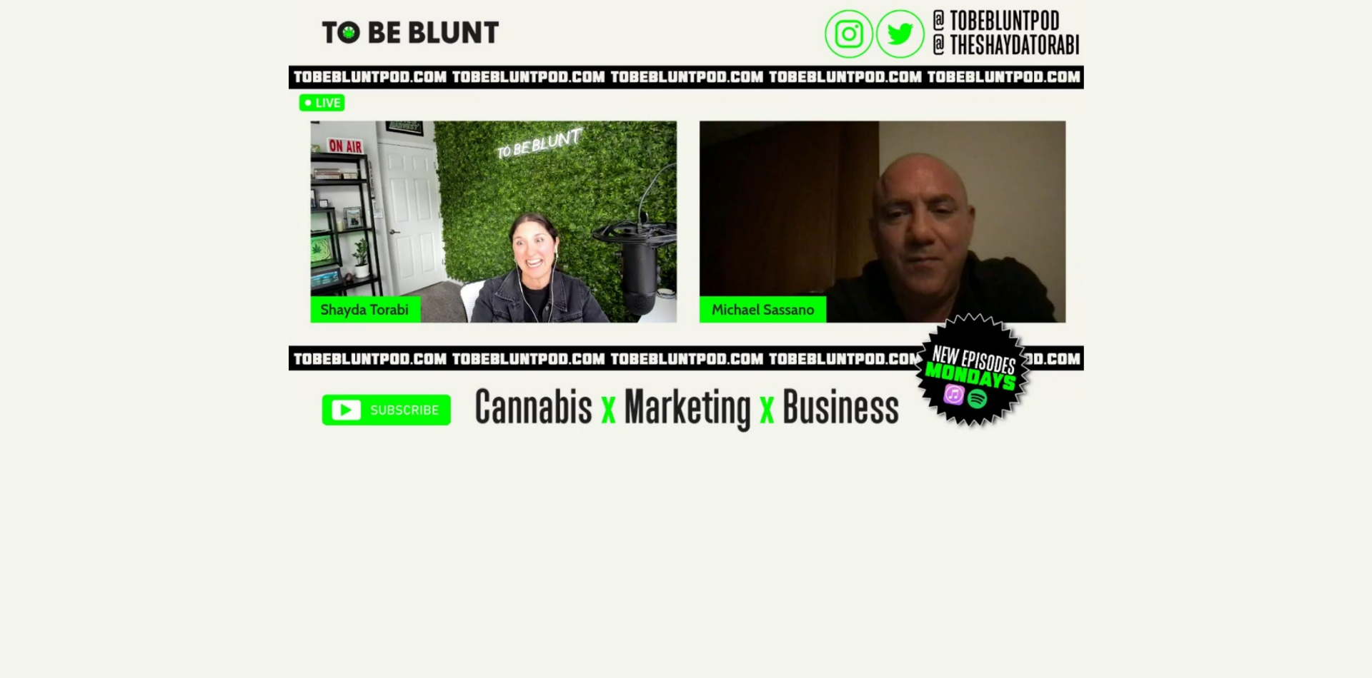 Michael Sassano of Somai Pharmaceuticals on To Be Blunt – Episode 117 The Global Cannabis Market and Why Germany is Poised to Lead