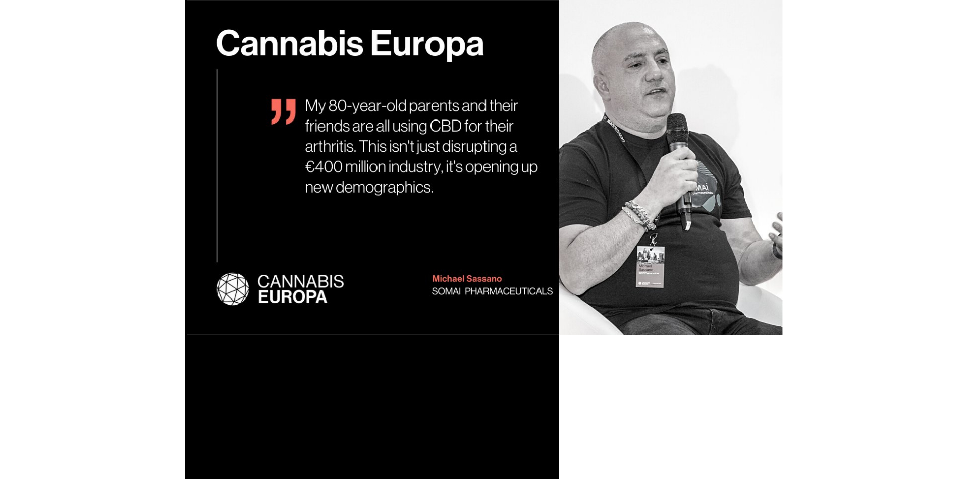 Cannabis Europa London 2021 – Michael Sassano