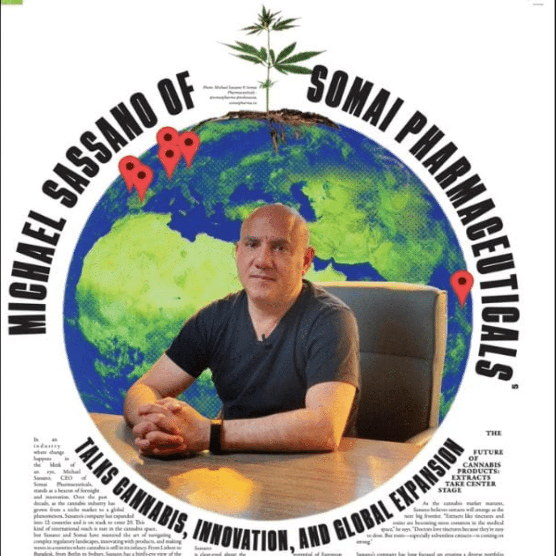 Michael Sassano mówi o globalnych rynkach konopi indyjskich, wyzwaniach regulacyjnych i wizji Somai od Sydney po Lizbonę